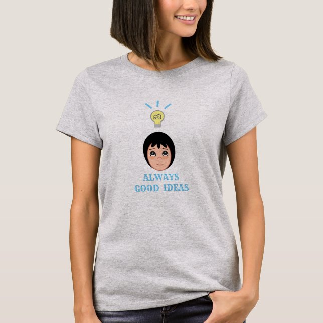 Camiseta Lâmpada de Boas Ideias (Frente)