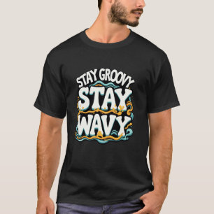 Camiseta Lâmpada de Lava Estética Retro Vibrações Psicodéli