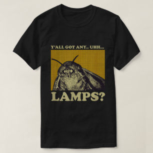 Camiseta Lâmpada de meme de mariposa, design engraçado