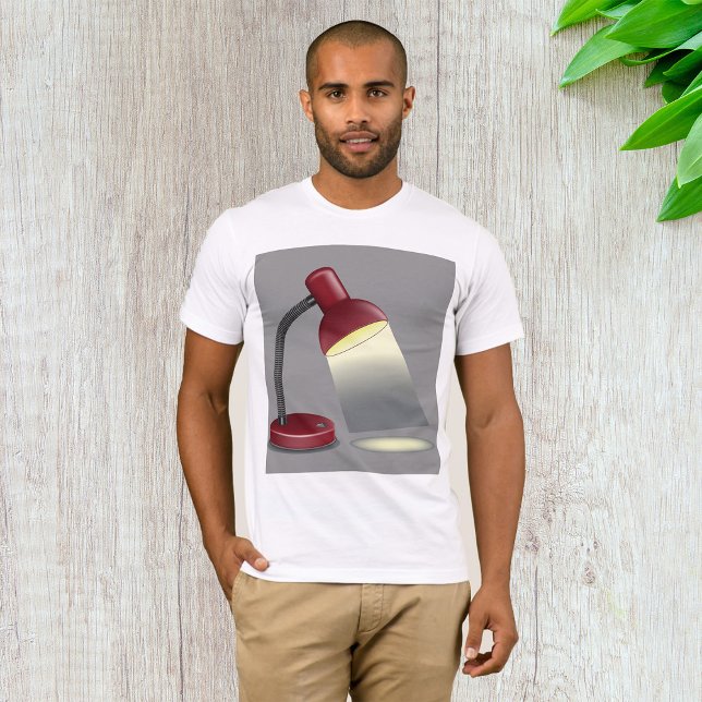 Camiseta Lâmpada de mesa Mens T-Shirt (Criador carregado)