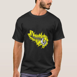 Camiseta Lâmpada de Peixe Pescador para Peixe Pescador