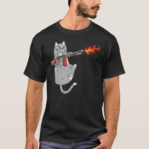 Camiseta Lâmpada Lâmpada Gaveta Gaveta Gatinho