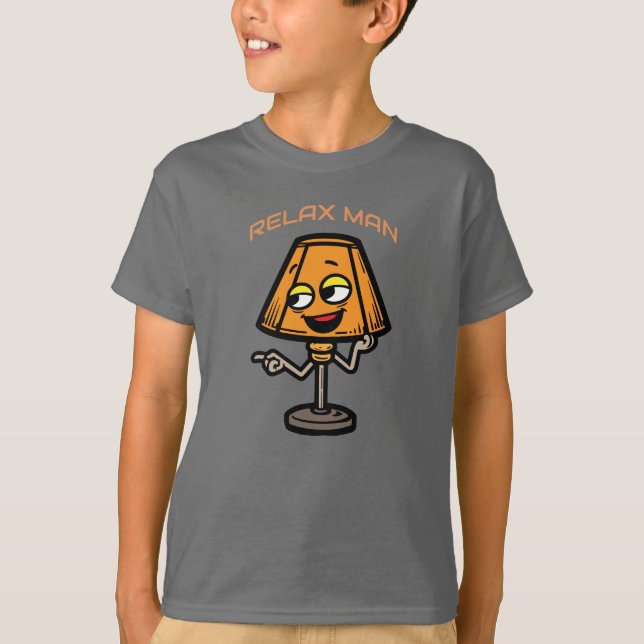 Camiseta Lâmpada Relax Cartoon (Frente)