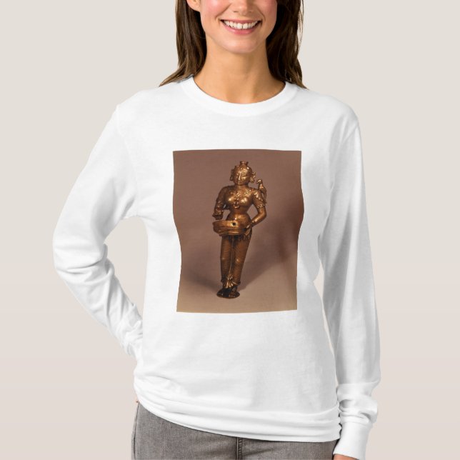 Camiseta Lâmpada sob a forma da deusa da fortuna (Frente)