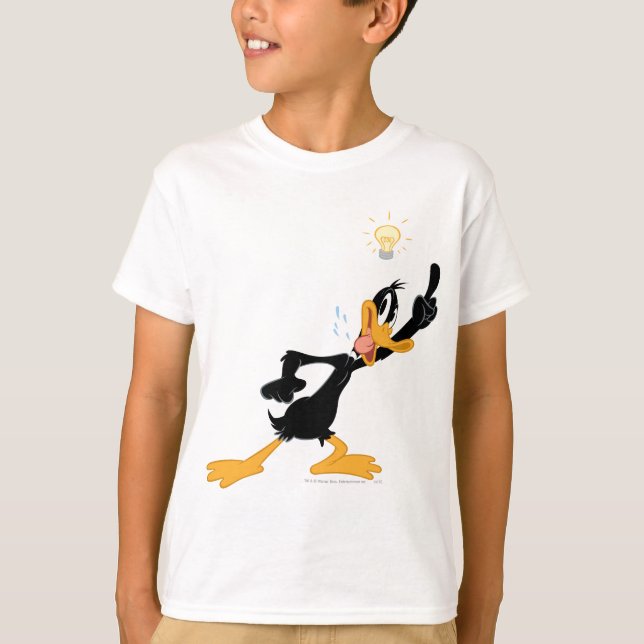 Camiseta Lâmpada sobre a cabeça do DAFFY DUCK™ (Frente)