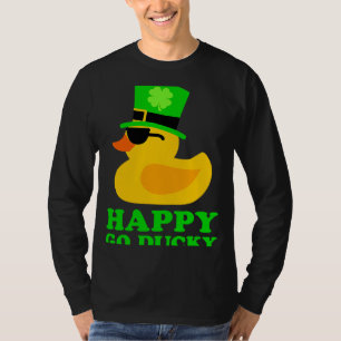 Camiseta Lâmpadas de borracha Lucky Four Leaf C Leprechau