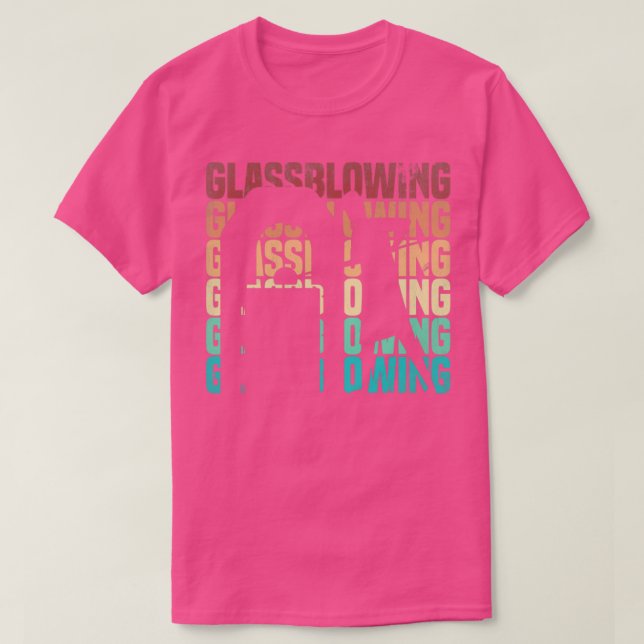 Camiseta Lampagem Glassblowing Glassworking Silhouket (Frente do Design)