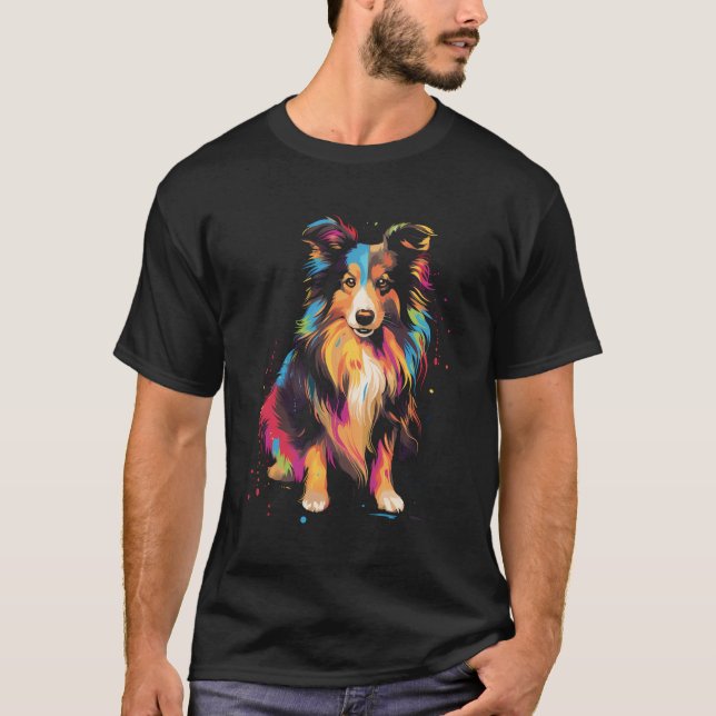 Camiseta Lan Hair Collie (Frente)