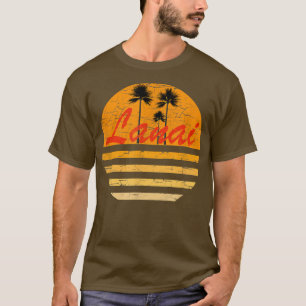 Camiseta Lanai Hawaii Vintage Retro70s Tee do Surf de Retor
