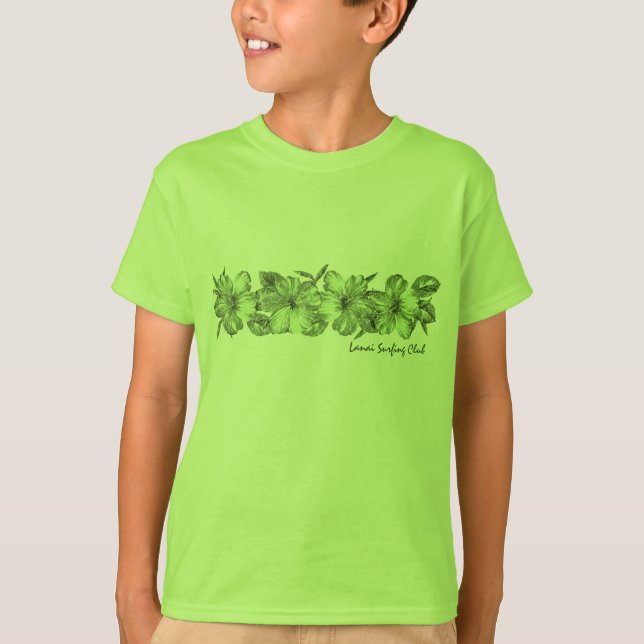 Camiseta Lanai Surfing Club Hibiscus T-Shirt (Frente)