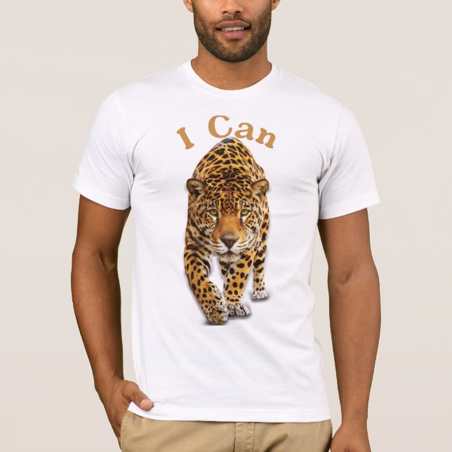 Camiseta Lança: Chita Energy e T-Shirt 'I Can' (Frente)