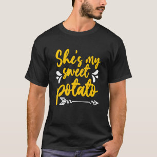 Camiseta Lança minha batata doce qualquer Casal