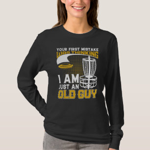 Camiseta Lançador de Disco Vintage Esportes Clássico Golfe