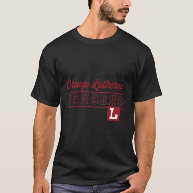 Camiseta Lançadores de Segundo grau Luterano Laranja C4 (Frente)