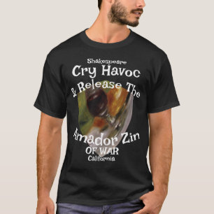 Camiseta Lançamento Cry Havoc Amador Zin Guerra Califórnia