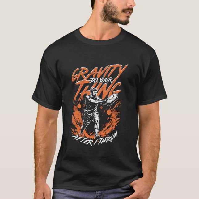 Camiseta Lançamento de Disco Gravidade Faça Sua Coisa (Frente)