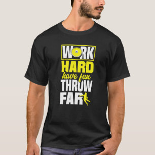 Camiseta Lançamento De Disco Lançador De Disco Atletismo