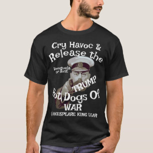 Camiseta Lançamento Trump 2026 Chora Devastação Cachorros Q