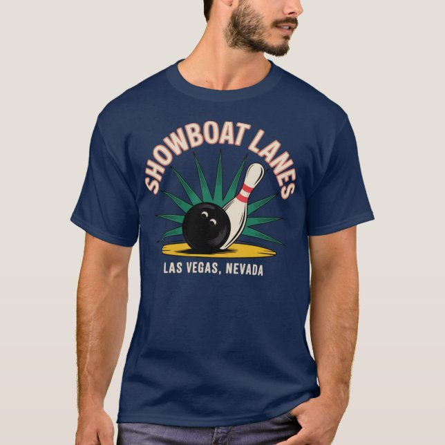 Camiseta Lançamentos de Showboat - Las Vegas, NV (Frente)