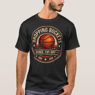 Camiseta Lançando Baldes Desde a Pontuação Inicial Vintage