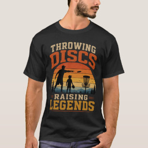 Camiseta Lançando Discos Criando Lendas Pôr do Sol Vintage