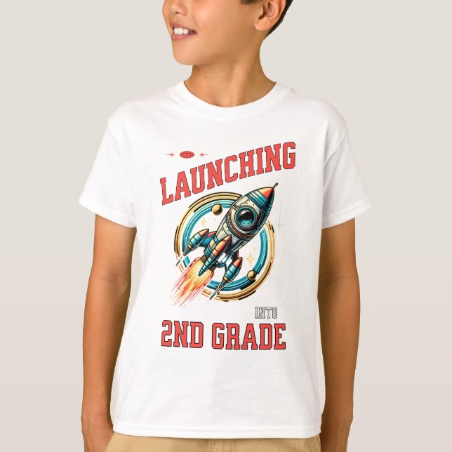 Camiseta Lançando na 2ª Série - Volta às Aulas (Frente)