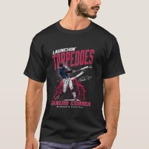 Camiseta Lançando Torpedos Carlos Correa Minnesota Baseba