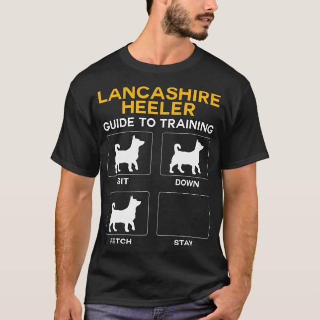 Camiseta Lancashire Heeler Guide To Training Dog (Frente)