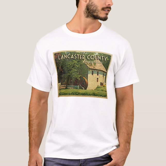 Camiseta Lancaster County Pensilvânia (Frente)