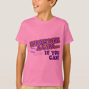 Camiseta Lance como uma menina se você pode