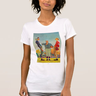 Camiseta Lance da moeda por Norman Rockwell