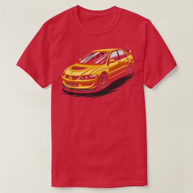 Camiseta Lancer Evo VIII (Frente do Design)