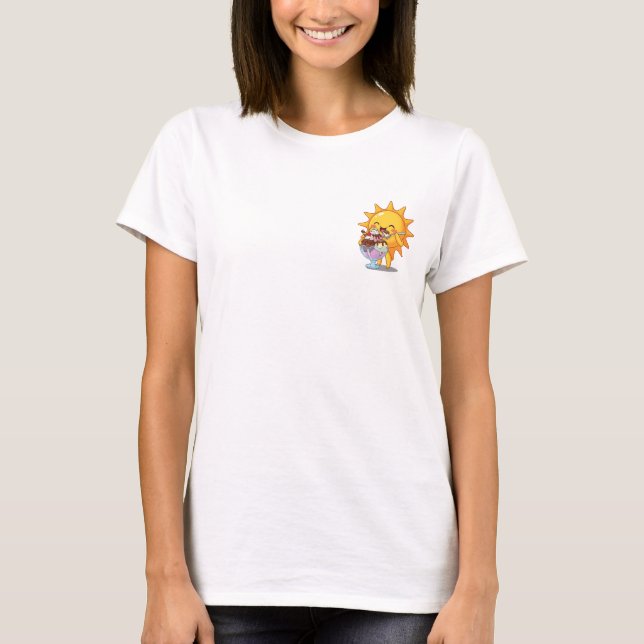 Camiseta Lanche de Domingo Ensolarado (Frente)