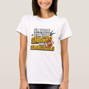 Camiseta Lanches e comerciais de futebol iniciam presentes