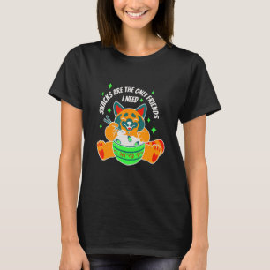 Camiseta Lanches são o único amigo de que eu preciso