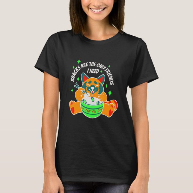 Camiseta Lanches são o único amigo de que eu preciso (Frente)