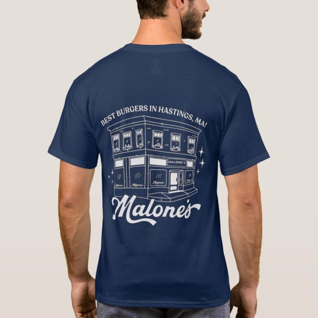Camiseta Lanchonete & Bar do Malone (Verso)