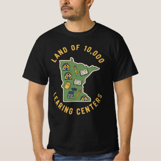 Camiseta Land of 10,000 LEARING Centers | Funny Minnesota