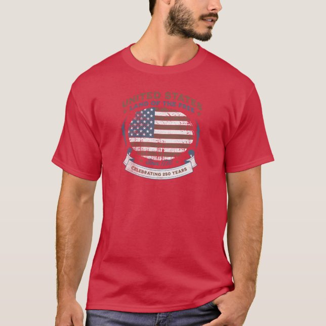 Camiseta Land of the Free 250 shirt (Frente)