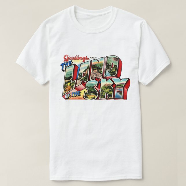 Camiseta Land of the Sky NC (Frente do Design)