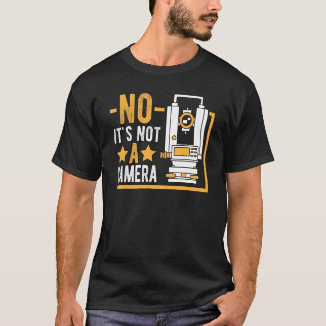 Camiseta Land Surveying Theodolite Surveying Tripod Land Su (Frente)