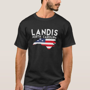 Camiseta Landis Carolina do Norte EUA Estado América Viagem