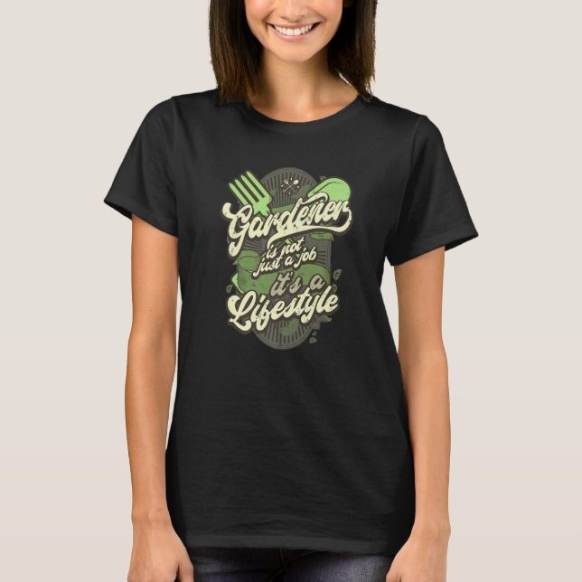 Camiseta Landscaper Garden  Gardener (Frente)