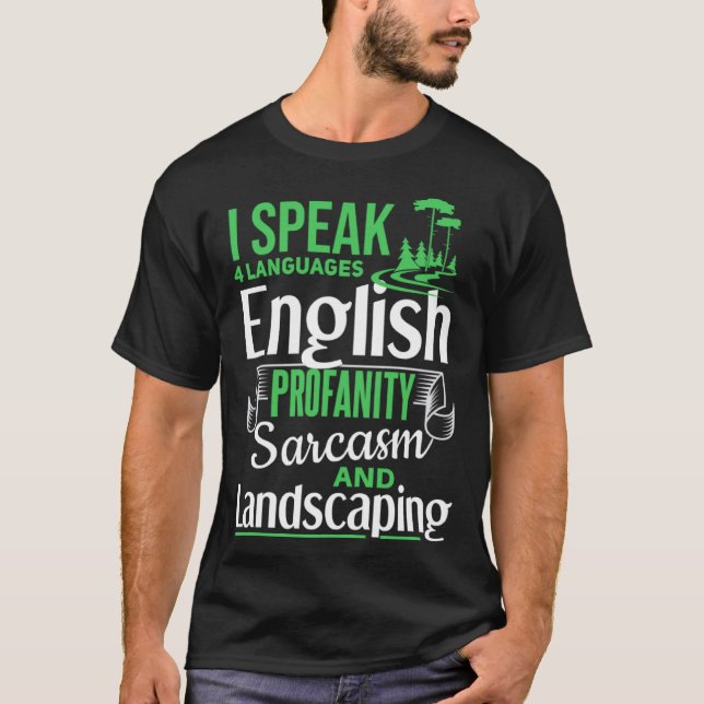 Camiseta Landscaping Joke Lawn Care Gardening Humor Landsca (Frente)