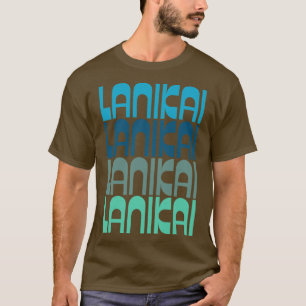 Camiseta Lanikai Beach Retro TSirt