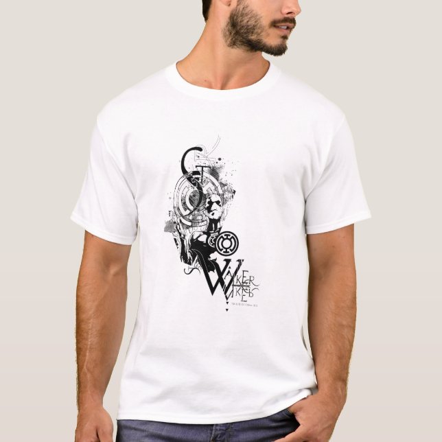 Camiseta Lanterna Azul - Gráfico 2 (Frente)