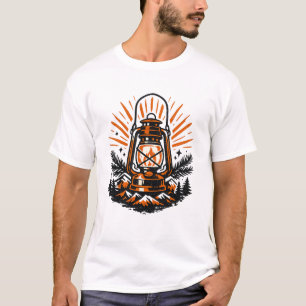 Camiseta Lanterna de Acampamento Vintage   Anúncio