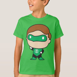 Camiseta Lanterna Verde Chibi de Dois Lados