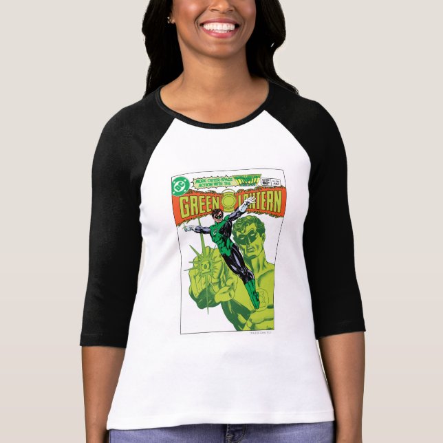Camiseta Lanterna Verde - Cobrir Cômica de Ação (Frente)