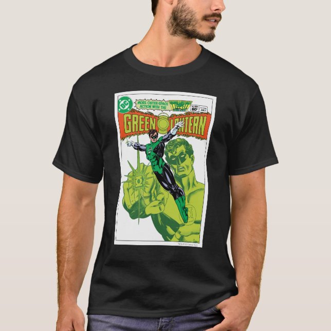 Camiseta Lanterna Verde - Cobrir Cômica de Ação (Frente)